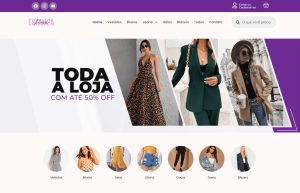 Loja Fina Estampa Fashion em WordPress + Elementor PRO