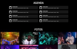 SITE PARA DJ EM WORDPRESS + ELEMENTOR