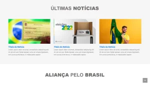 Site Pronto para Políticos em WordPress + Elementor