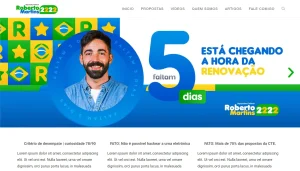 Site Pronto para Políticos em WordPress + Elementor